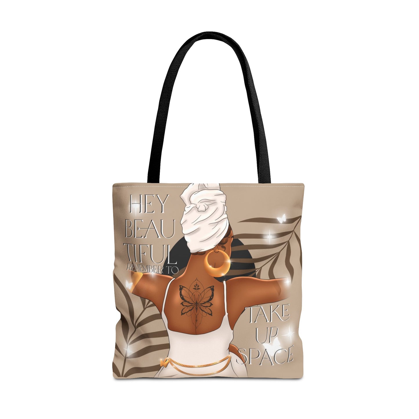 Empowerment Spun Polyester Tote – 'Take Up Space' Edition