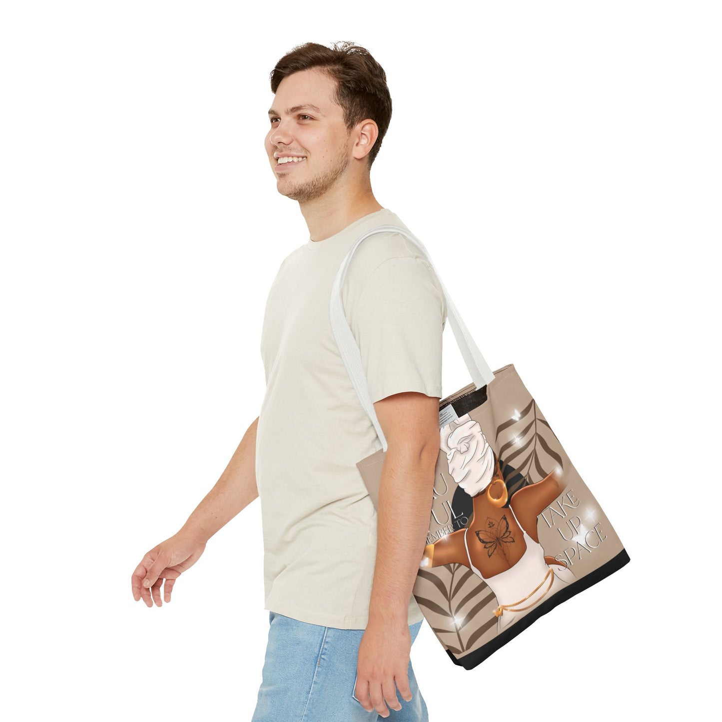 Empowerment Spun Polyester Tote – 'Take Up Space' Edition