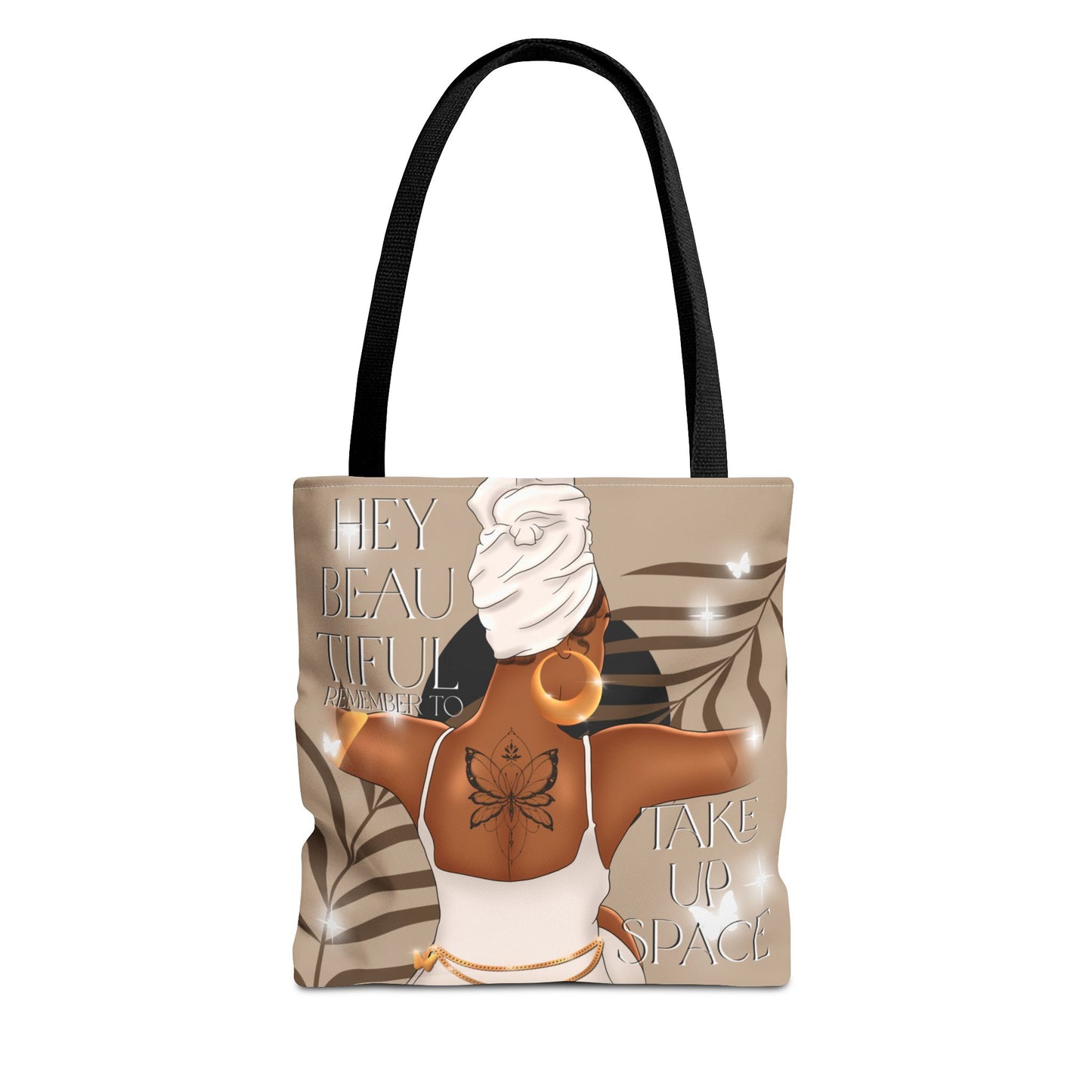 Empowerment Spun Polyester Tote – 'Take Up Space' Edition