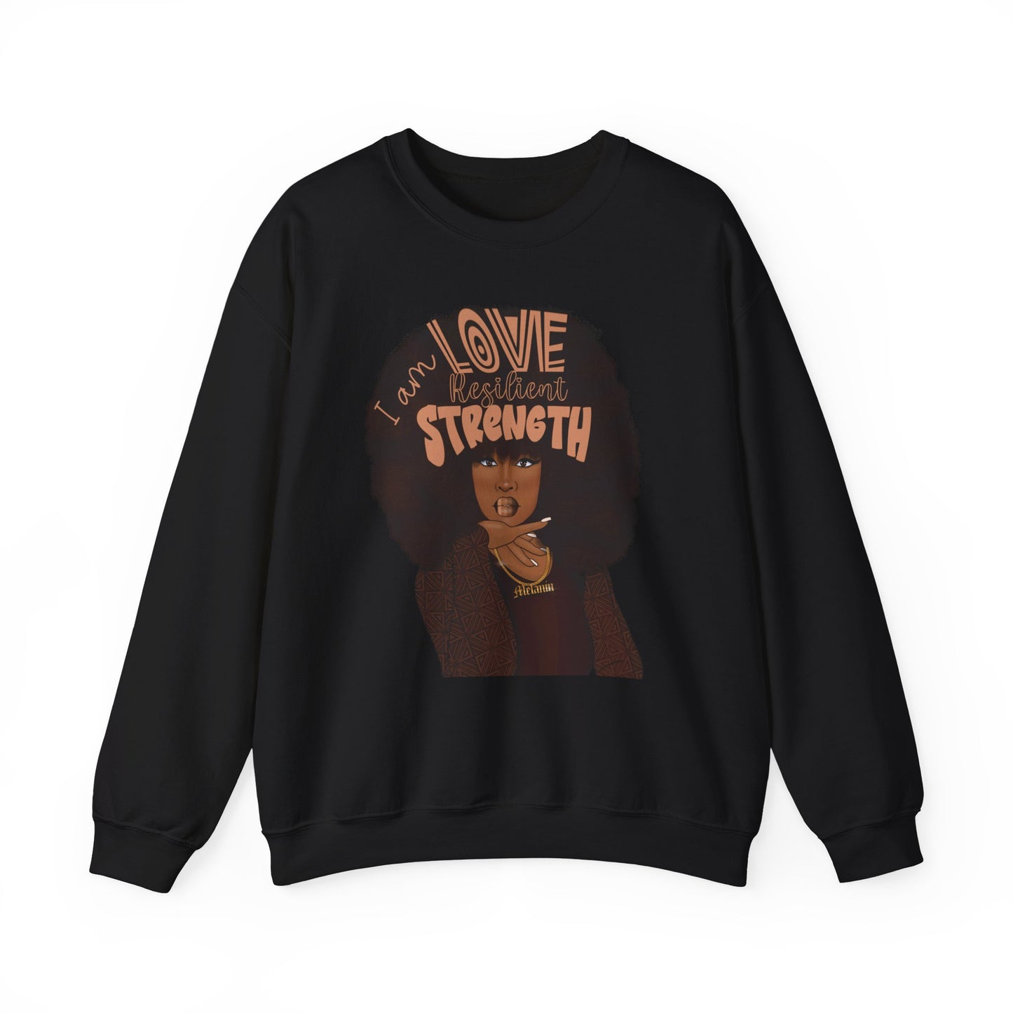 I AM Love, I AM Resilient, I AM Strength Unisex Heavy Blend™ Crewneck Sweatshirt