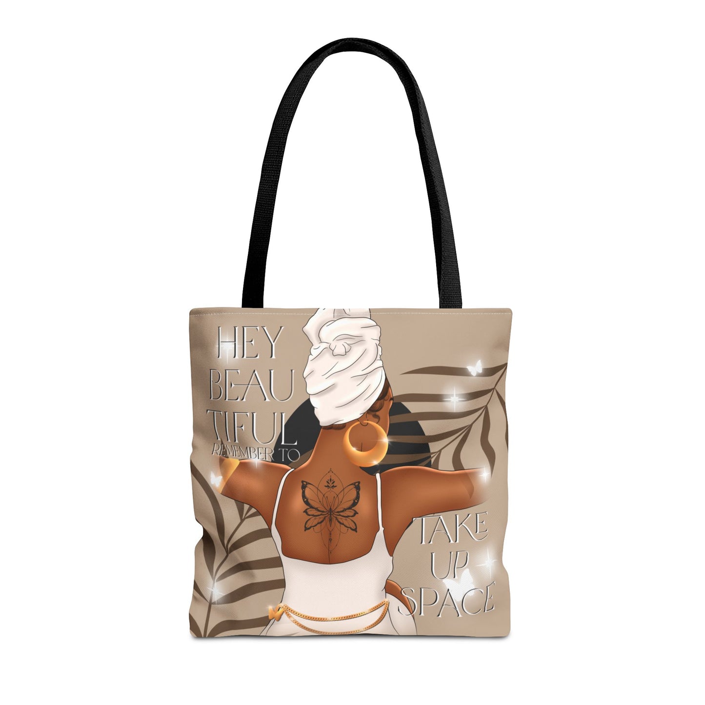 Empowerment Spun Polyester Tote – 'Take Up Space' Edition