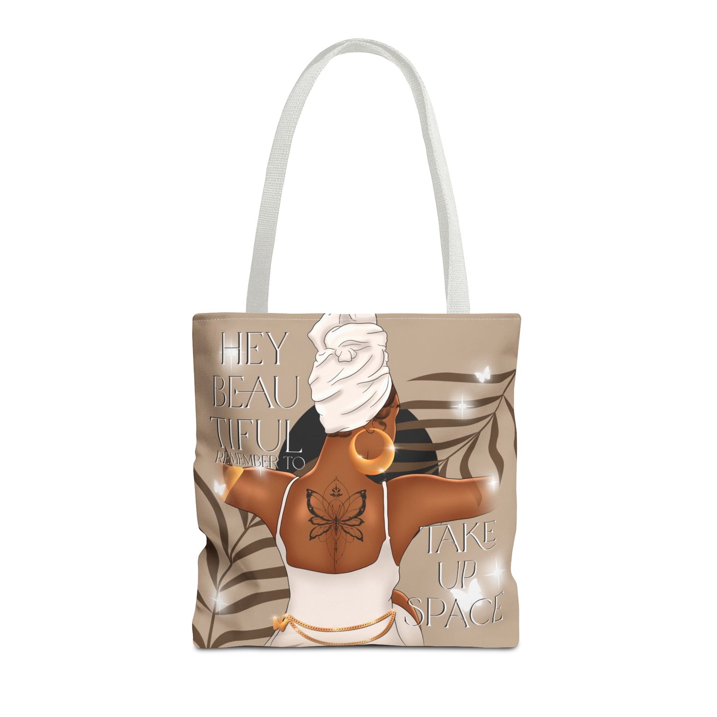 Empowerment Spun Polyester Tote – 'Take Up Space' Edition