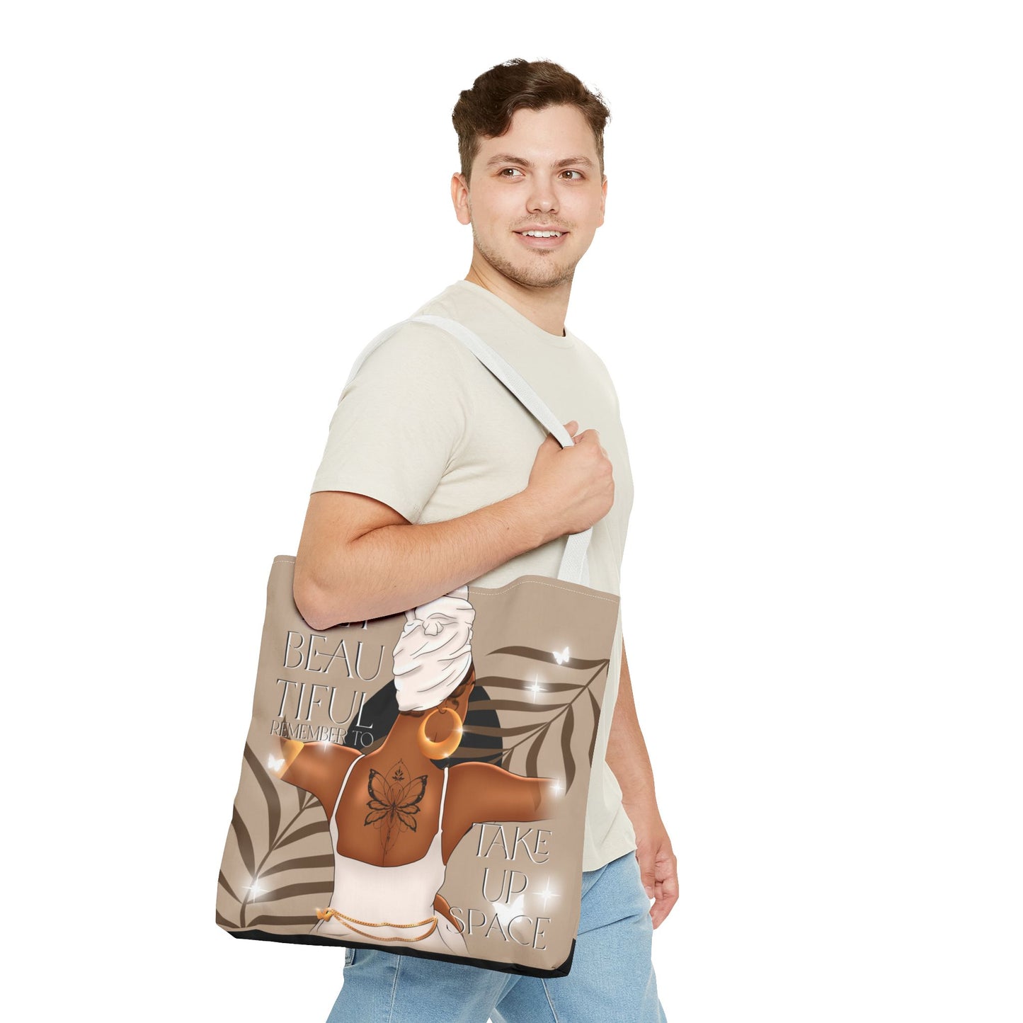 Empowerment Spun Polyester Tote – 'Take Up Space' Edition