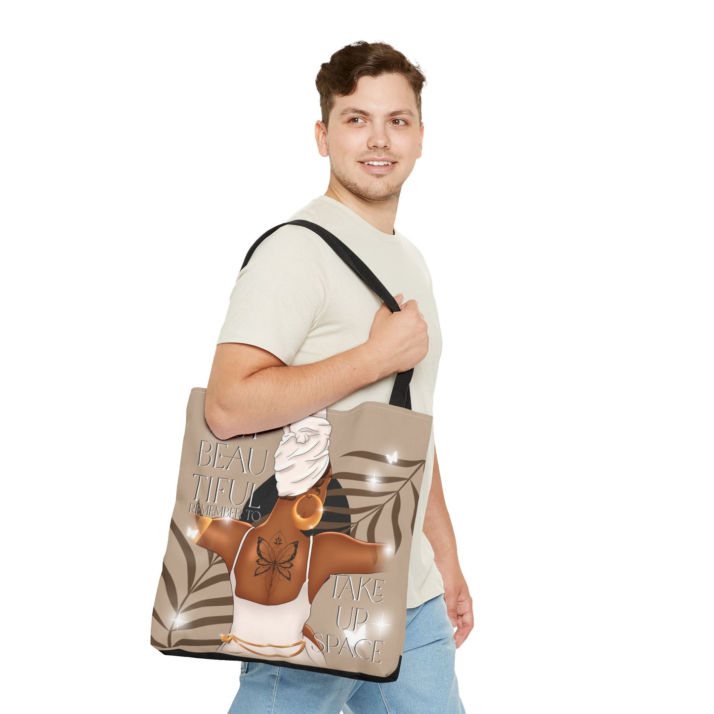 Empowerment Spun Polyester Tote – 'Take Up Space' Edition