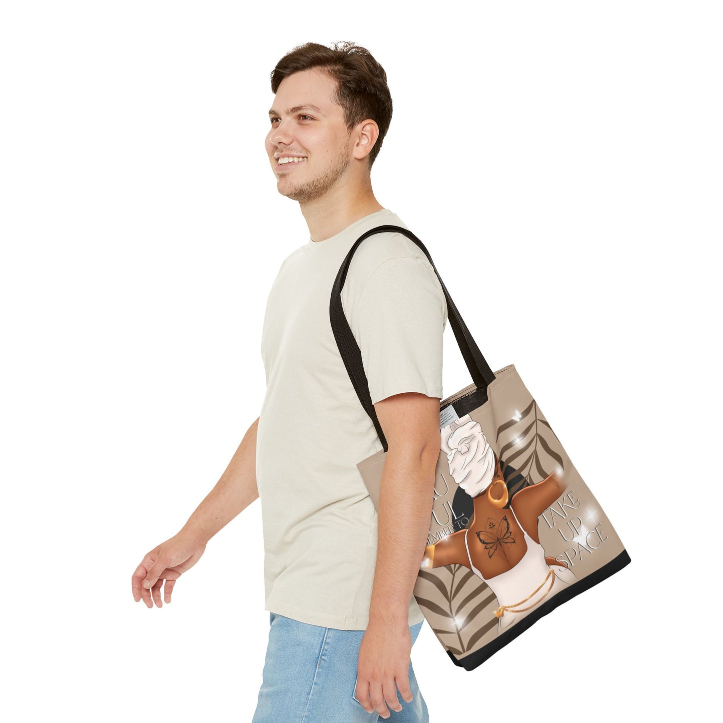 Empowerment Spun Polyester Tote – 'Take Up Space' Edition
