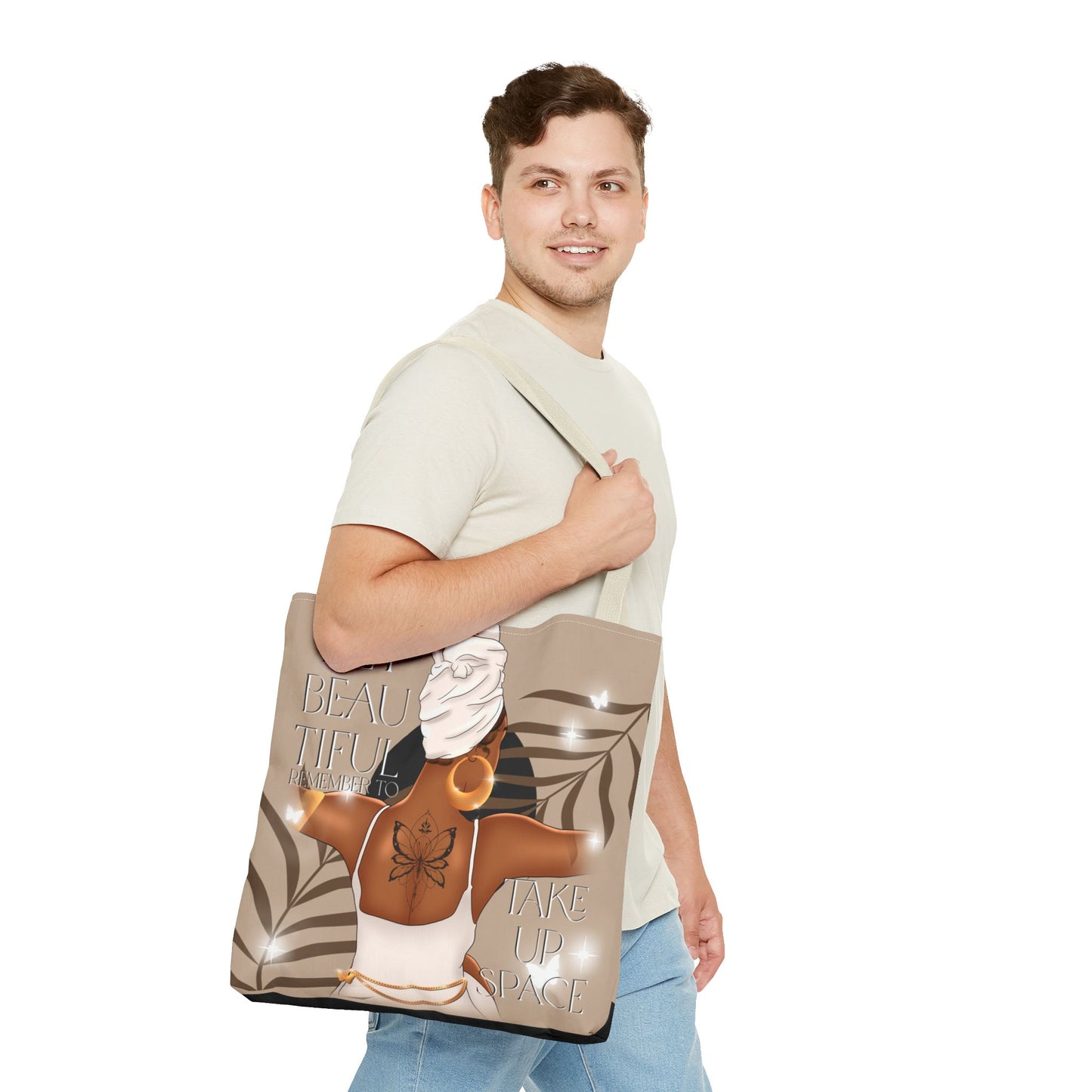 Empowerment Spun Polyester Tote – 'Take Up Space' Edition