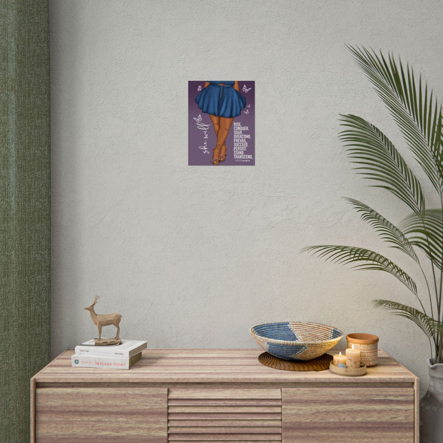 She Will" – An Art Print for the Woman Who Rises Anyway – Art Print