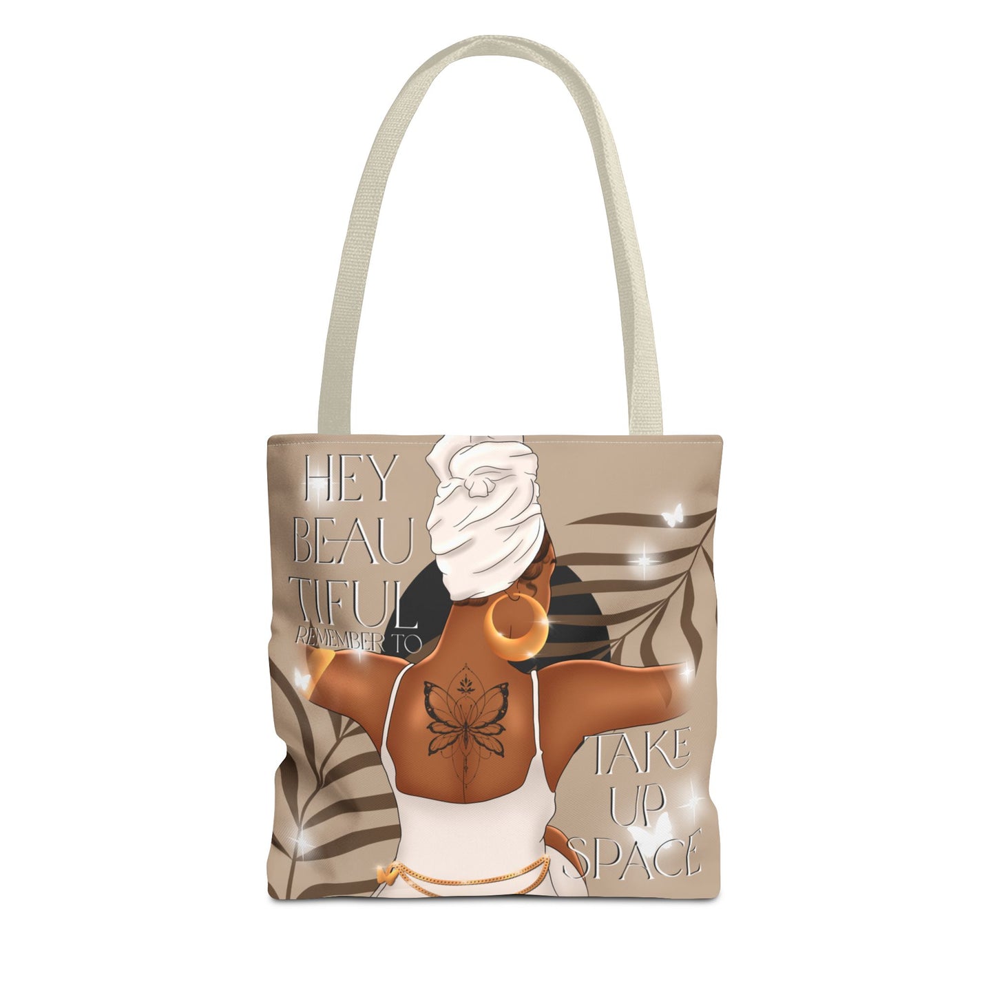 Empowerment Spun Polyester Tote – 'Take Up Space' Edition