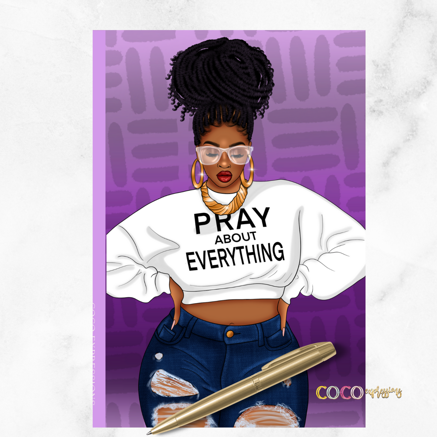 Pray About Everything Lined Journal