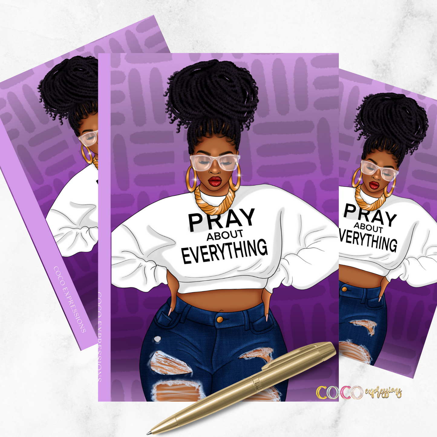 Pray About Everything Lined Journal
