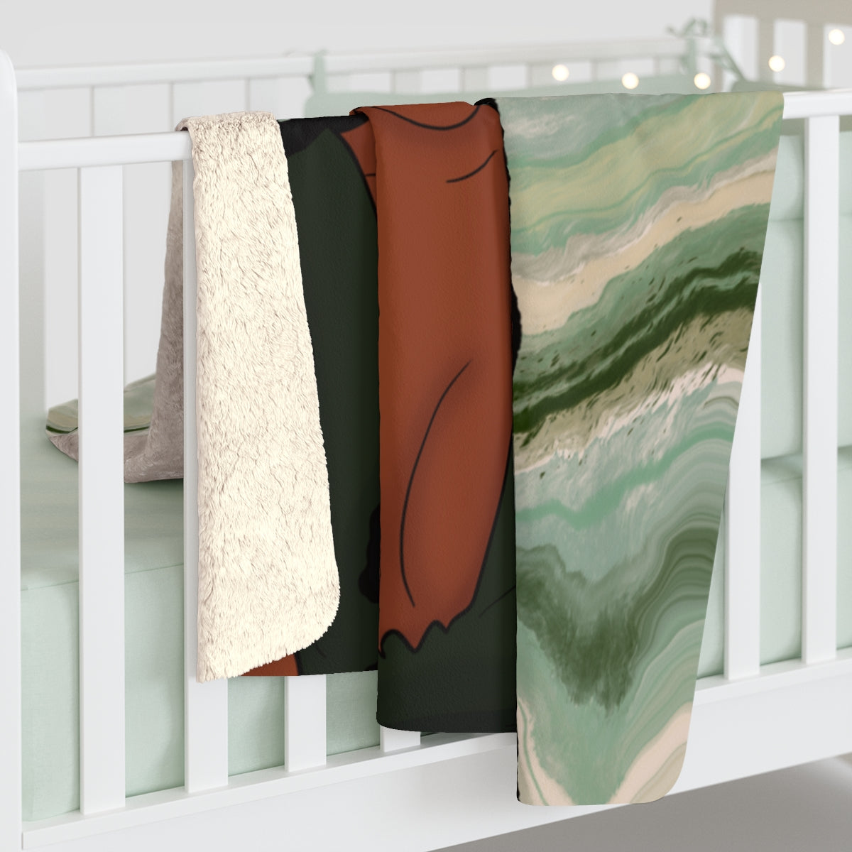 Loc Queen! Sherpa Fleece Blanket