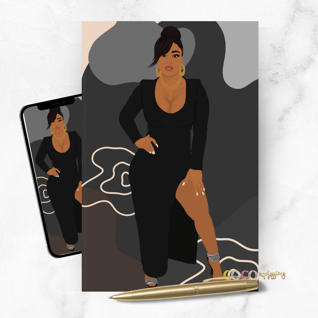 I AM ENOUGH - BLACK! Journal & Notebook