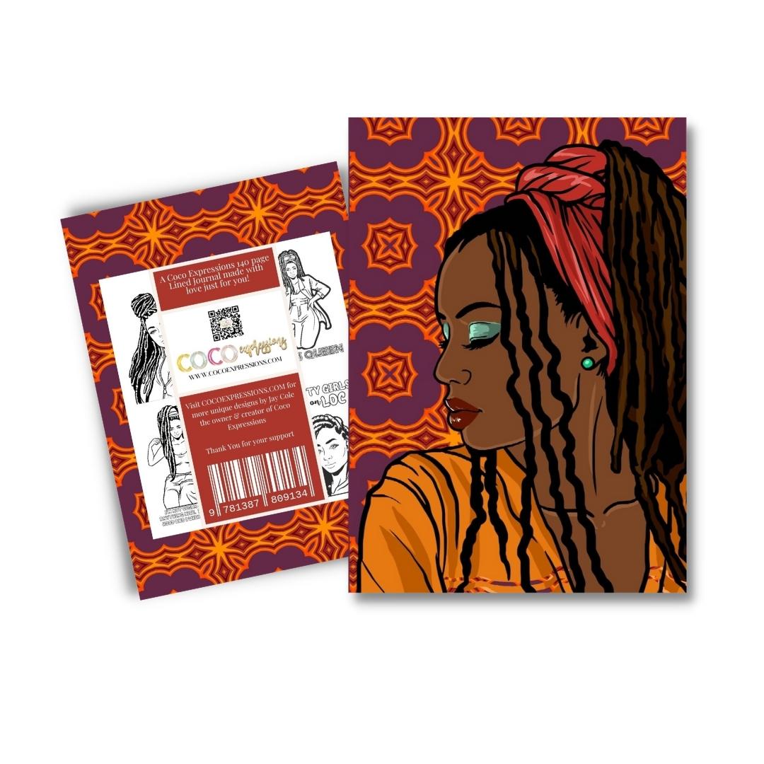 Loc'd and Loved Coloring Book & Lined Journal