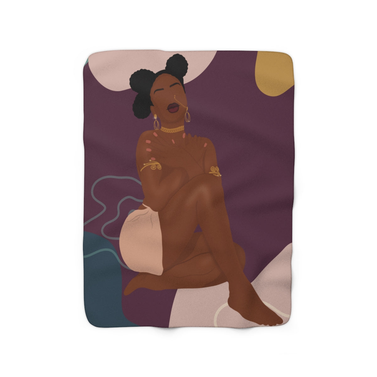 I am Evolving! Sherpa Fleece Blanket