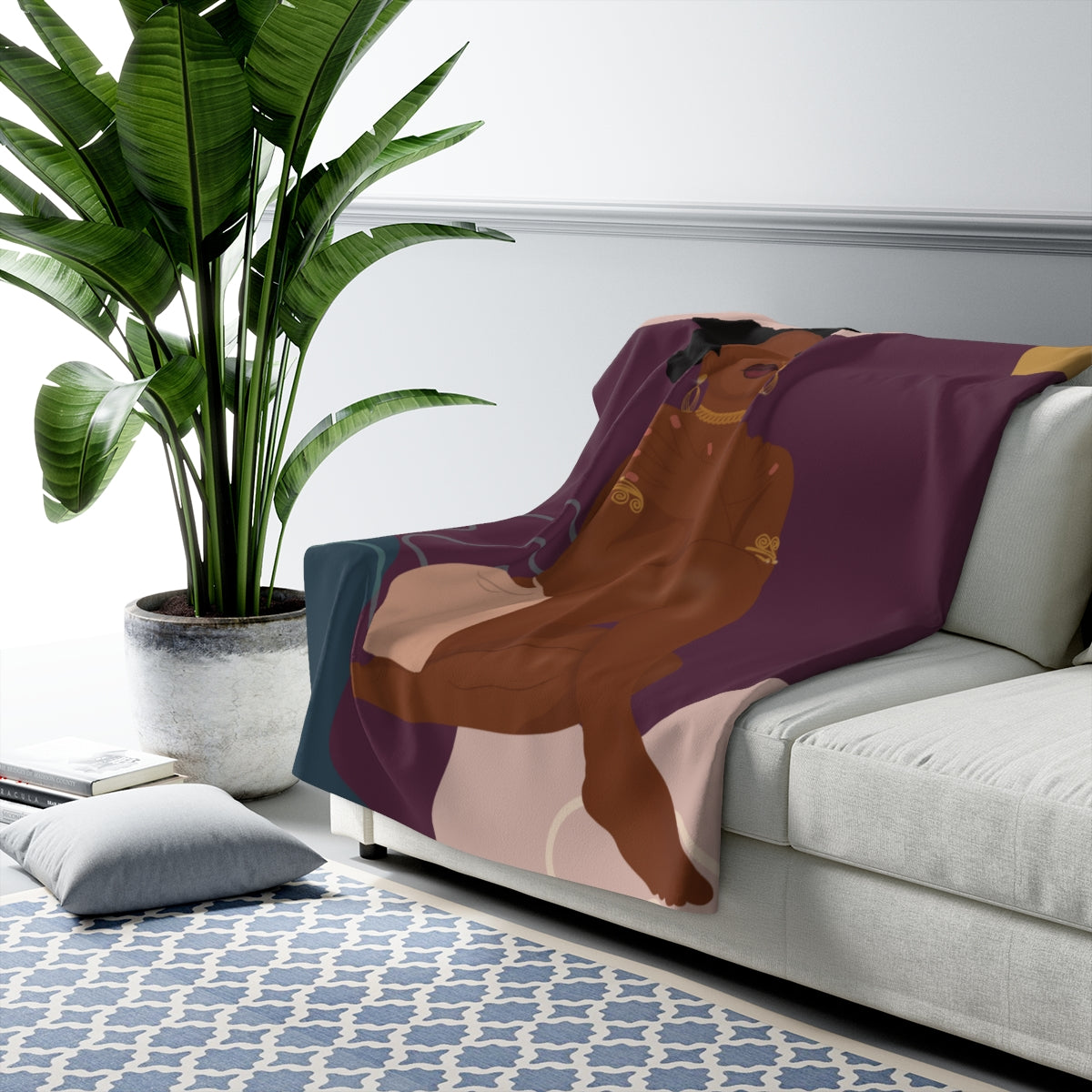I am Evolving! Sherpa Fleece Blanket