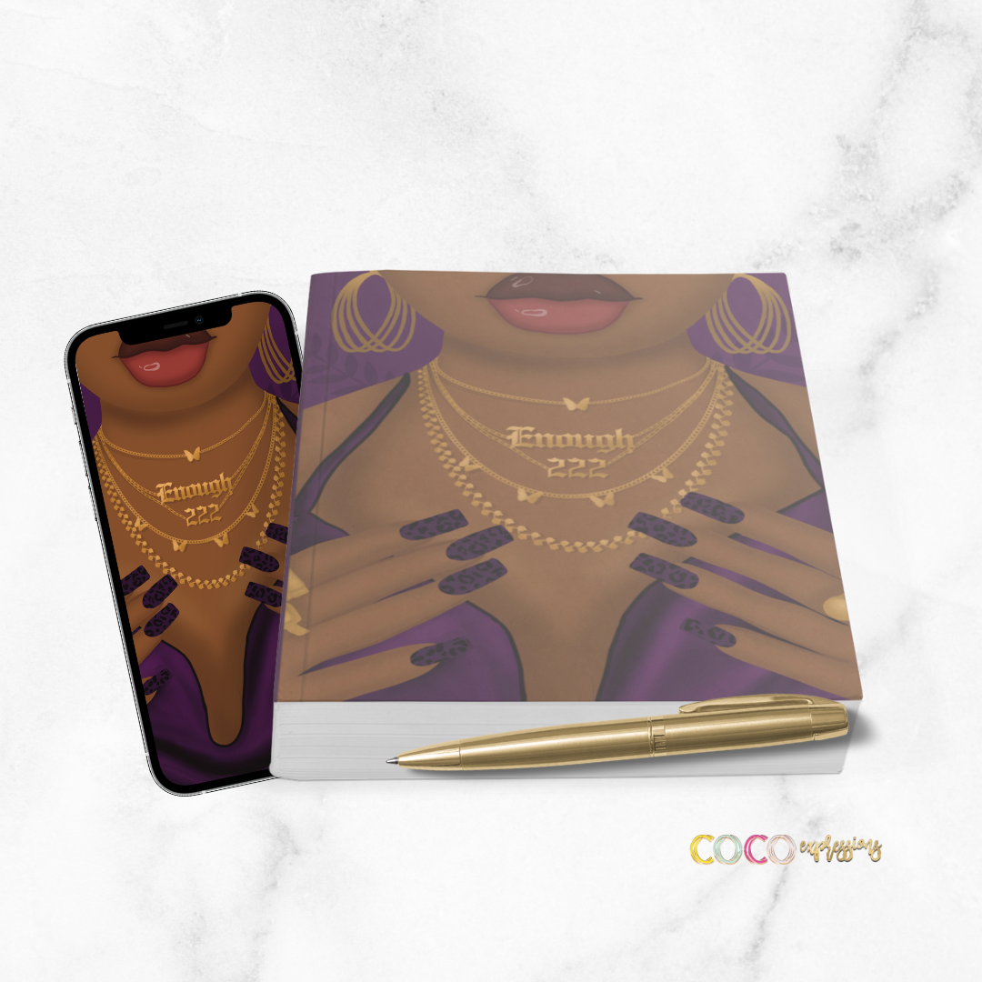 I am Enough - Purple! Journal & Notebook