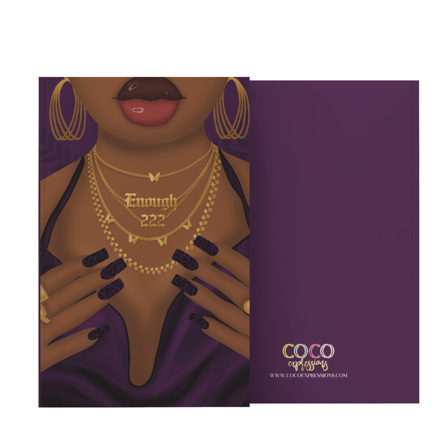I am Enough - Purple! Journal & Notebook