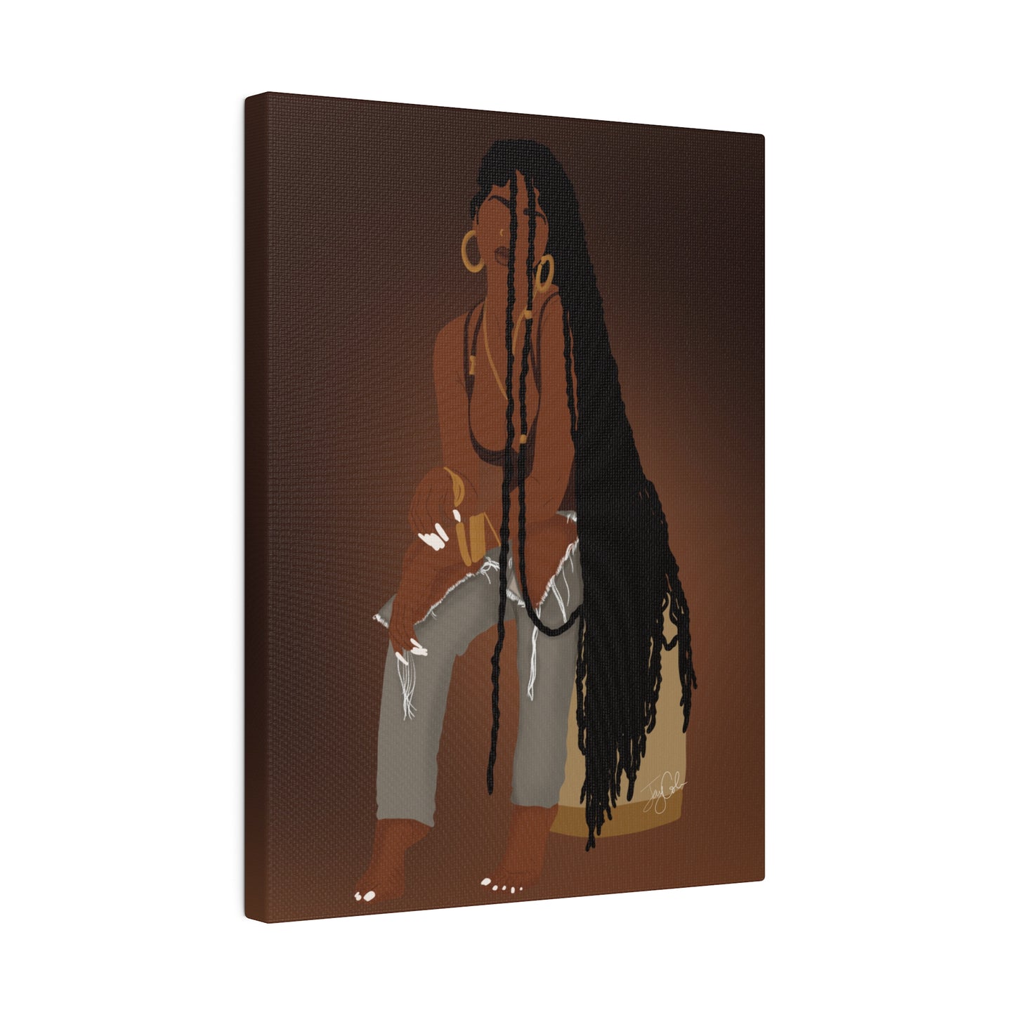 Mocha Muse Matte Canvas
