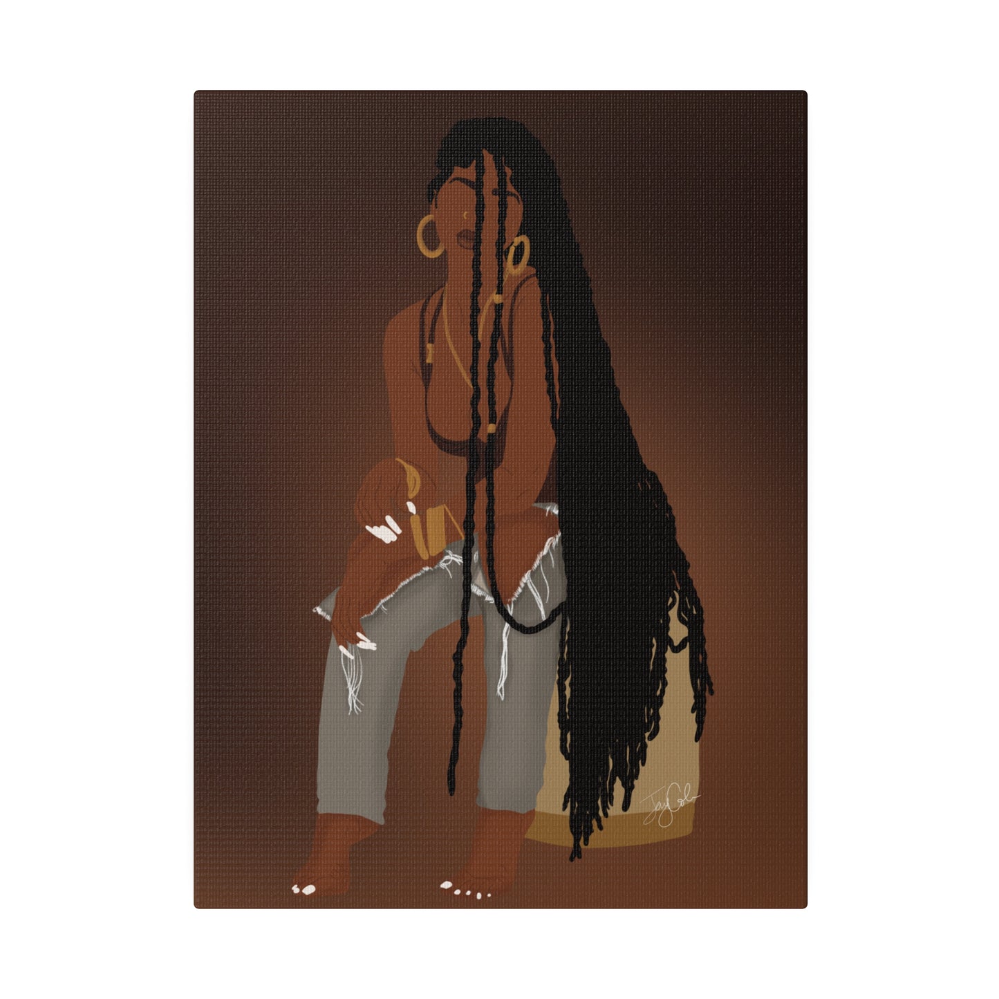 Mocha Muse Matte Canvas