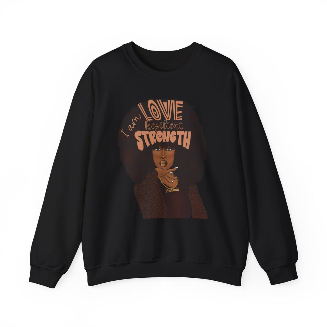 I AM Love, I AM Resilient, I AM Strength Unisex Heavy Blend™ Crewneck Sweatshirt