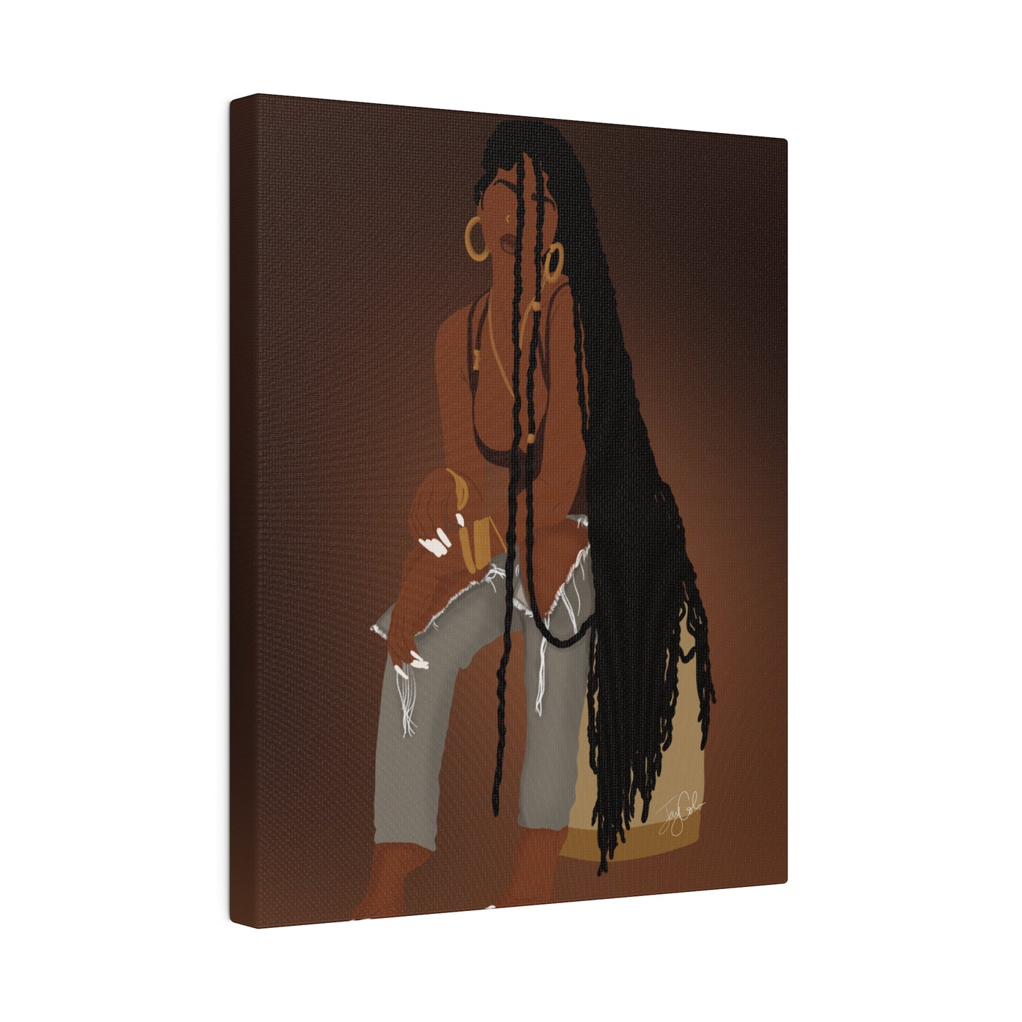 Mocha Muse Matte Canvas