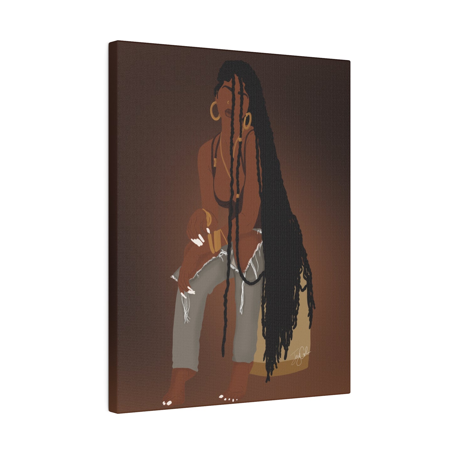 Mocha Muse Matte Canvas
