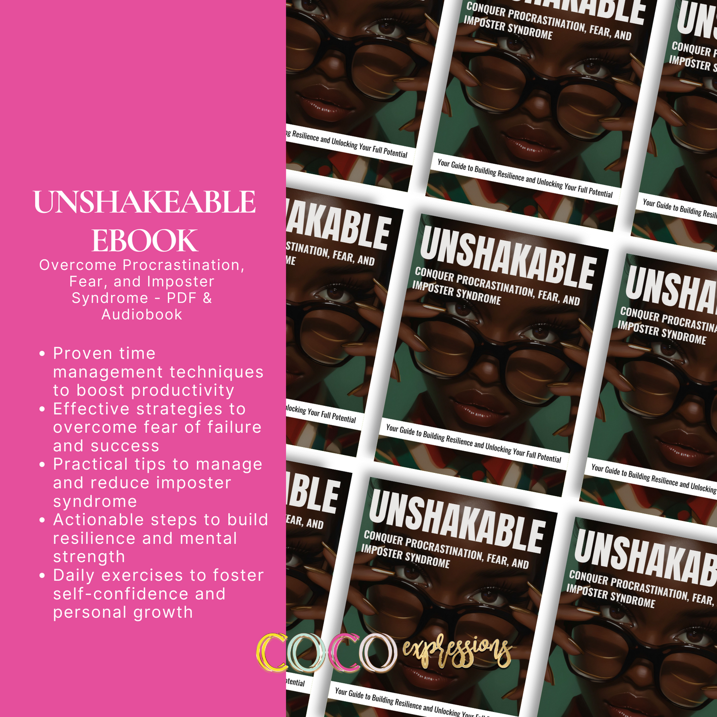Free Digital Guide: Overcome Procrastination, Fear, and Imposter Syndrome - PDF & Audiobook
