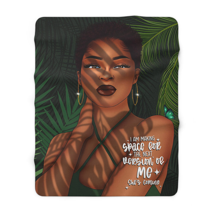 The New Version of Me Sherpa Blanket