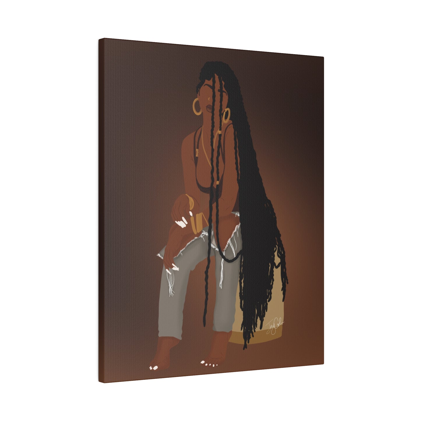 Mocha Muse Matte Canvas