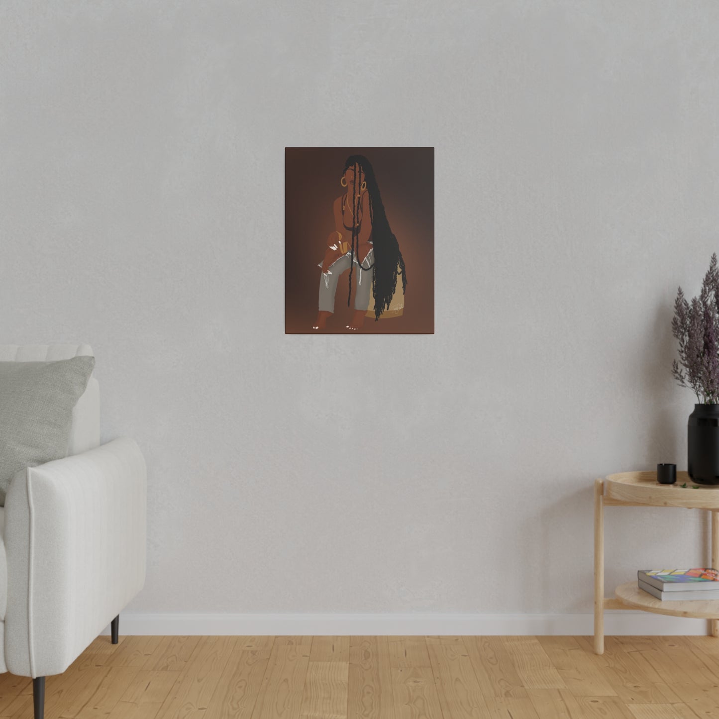 Mocha Muse Matte Canvas