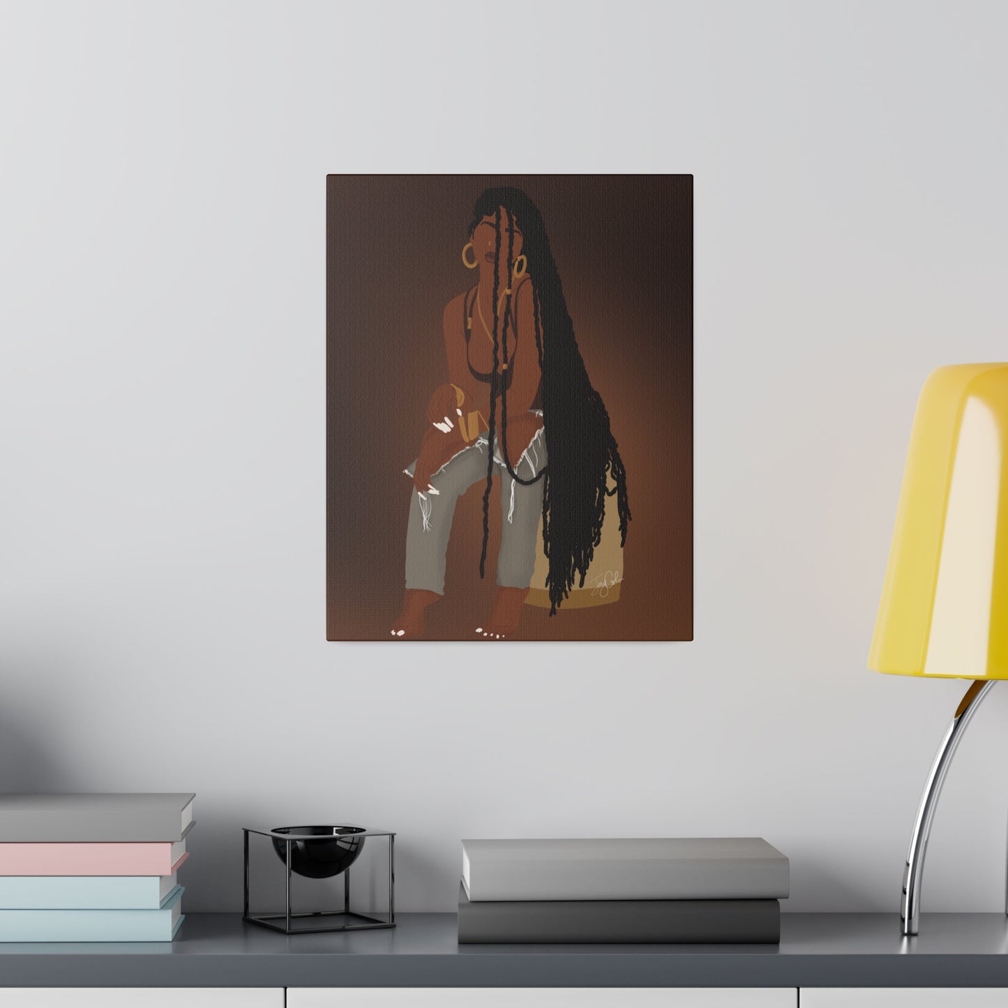 Mocha Muse Matte Canvas