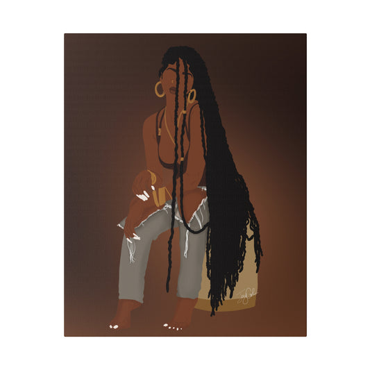 Mocha Muse Matte Canvas