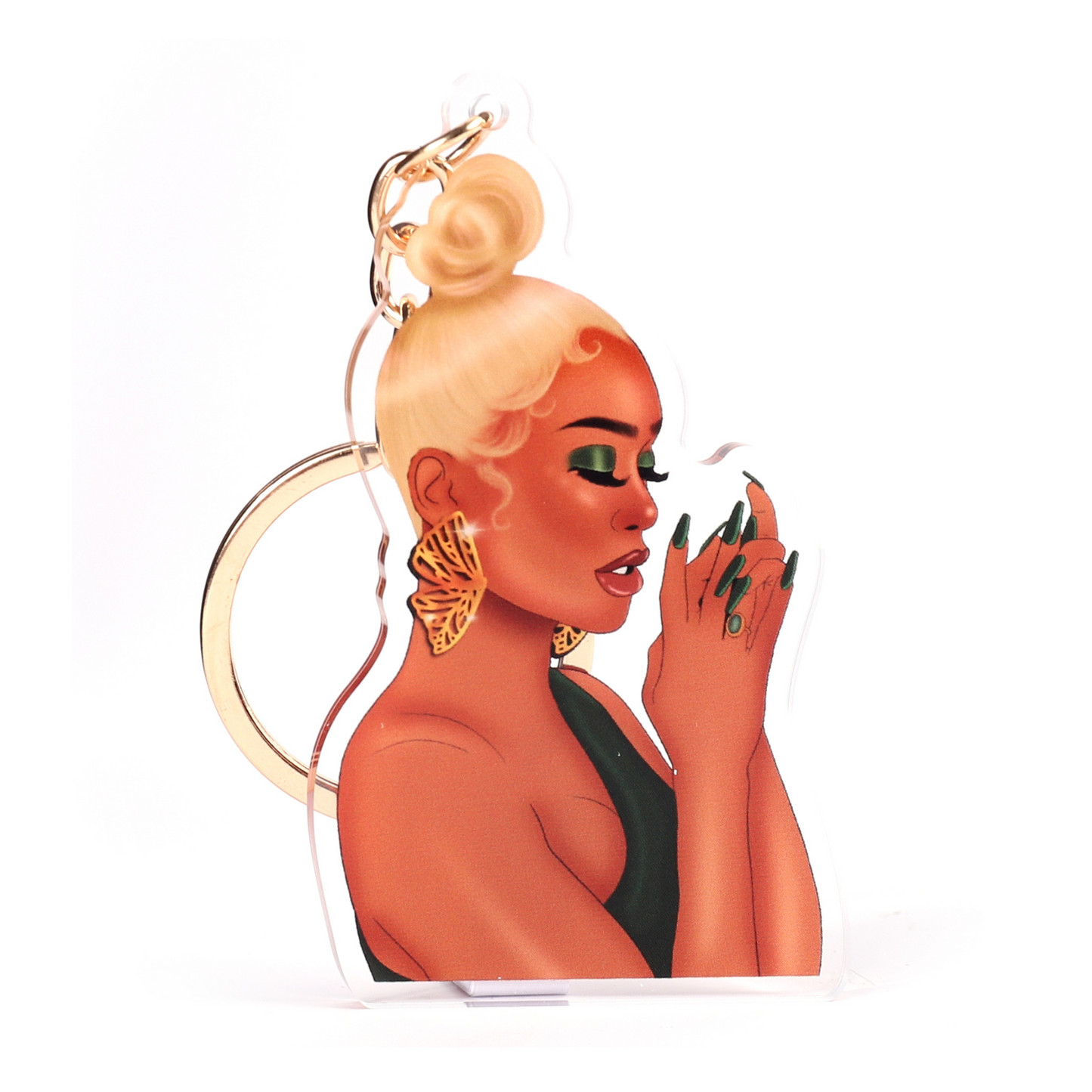 Blonde Bombshell | Black Girl Keychain