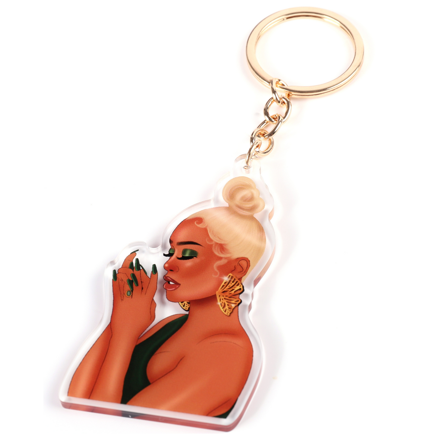 Blonde Bombshell | Black Girl Keychain