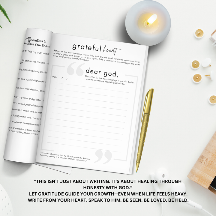 Letters of Devotion to God – A Faith-Based Digital Prayer & Reflection Journal (8.5x11 Printable PDF)