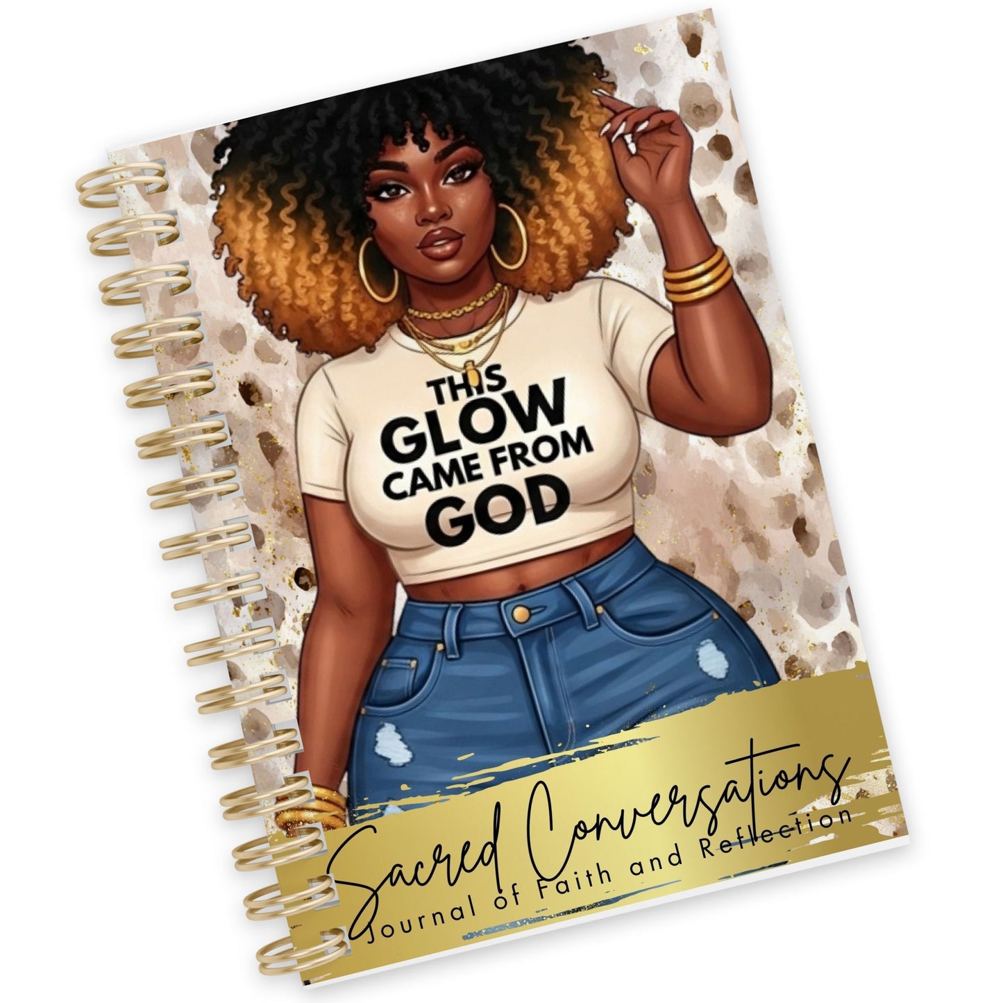 Sacred Conversations: A Prayer & Reflection Journal for Healing, Gratitude, and Growing Closer to God (125+ Pages, Printable PDF)