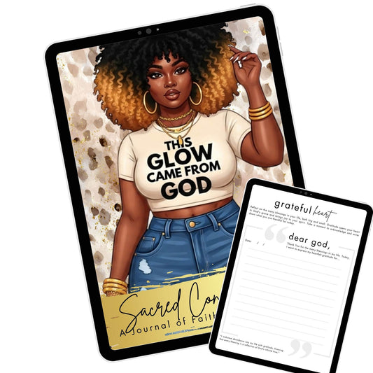 Sacred Conversations: A Prayer & Reflection Journal for Healing, Gratitude, and Growing Closer to God (125+ Pages, Printable PDF)