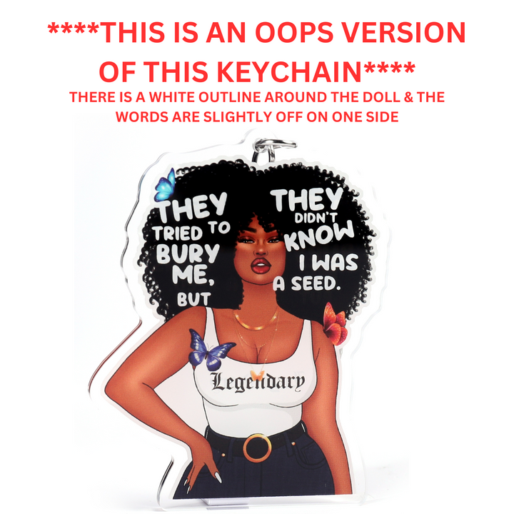 The Seed | OOPS Version | Black Girl Keychain