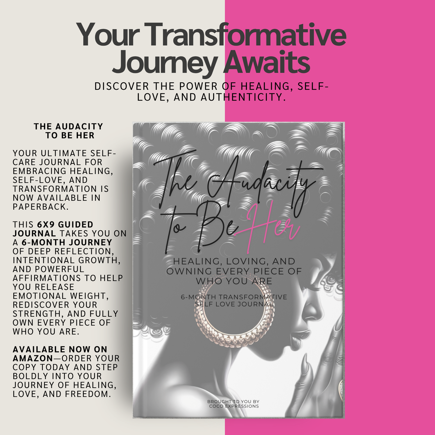 The Audacity to Be Her – 6-Month Guided Journal & GPT Experience