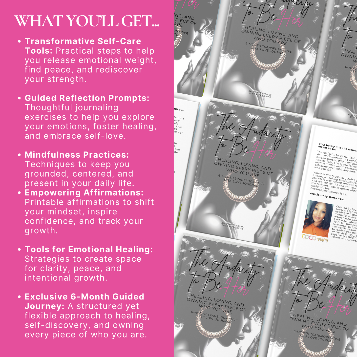 The Audacity to Be Her – 6-Month Guided Journal & GPT Experience