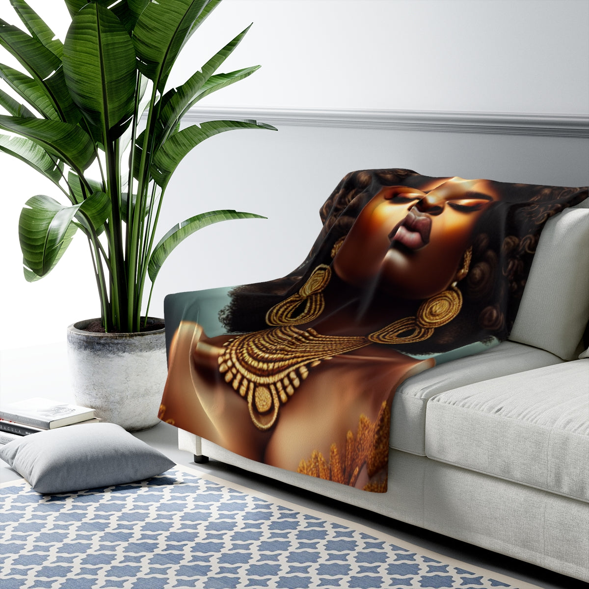Black Essence Sherpa Fleece Blanket