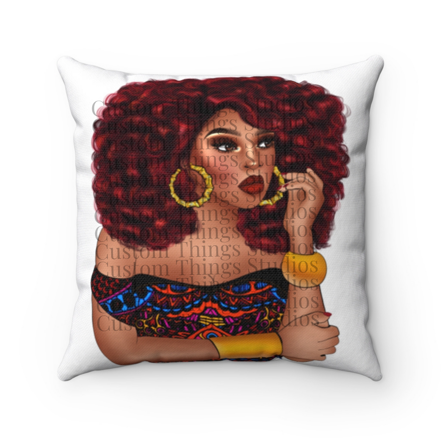 My Curls are my crown pillow